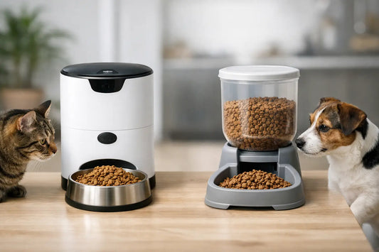 Automatic Feeder Versus Gravity Feeder for Pets