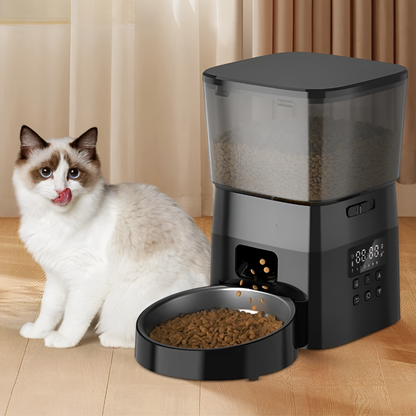 Comedero automático inteligente para mascotas – Comidas sin complicaciones, porciones perfectas en todo momento